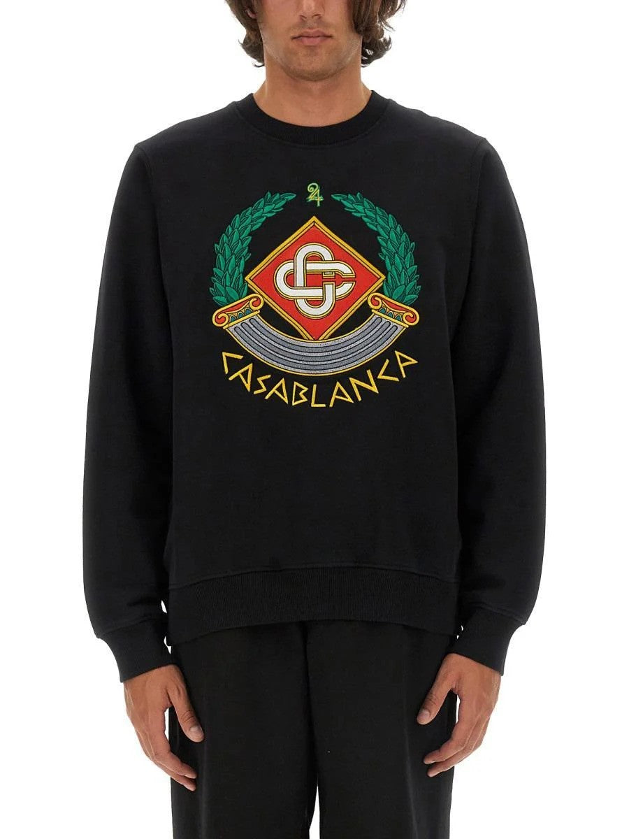 Casa Blanca Logo Sweatshirt - Black – Balensed