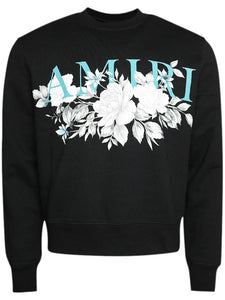 AMIRI Floral Black Sweatshirt Men Balensed