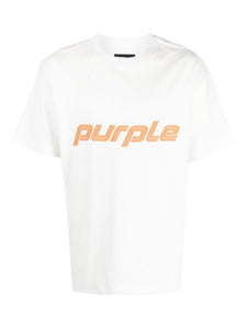 PURPLE Brand Minimal Logo Tee - Brilliant White