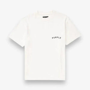 PURPLE Brand Minimal Logo Tee - Brilliant White