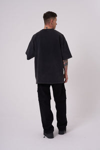 Born Again Distressed Graphic T-Shirt – Edgy Oversized Tee with Bold Design