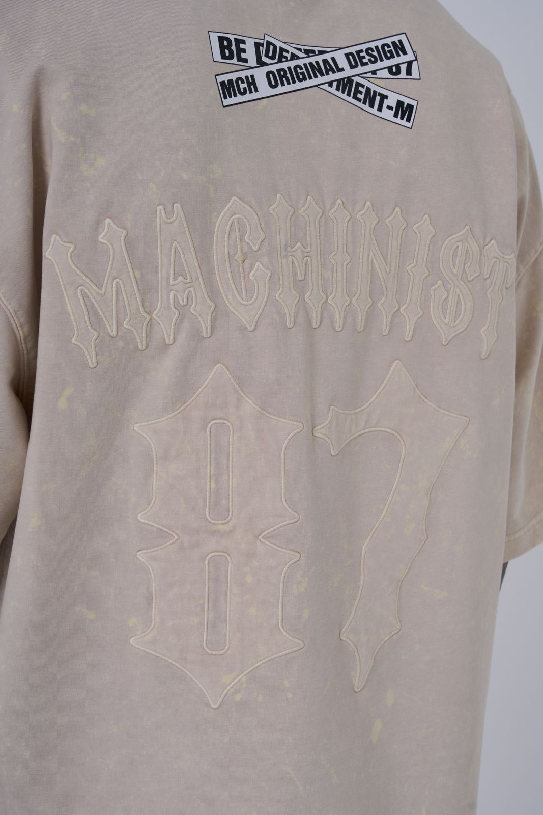 Machinist Embroidered Oversized Streetwear Tee – Premium Casual Unisex T-Shirt