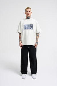 Minimalist Graphic Oversized T-Shirt – "Balanced & Blessed" Collection by BALENSED