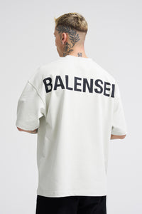 Minimalist Graphic Oversized T-Shirt – "Balanced & Blessed" Collection by BALENSED