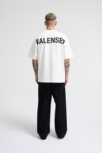 Minimalist Graphic Oversized T-Shirt – "Balanced & Blessed" Collection by BALENSED