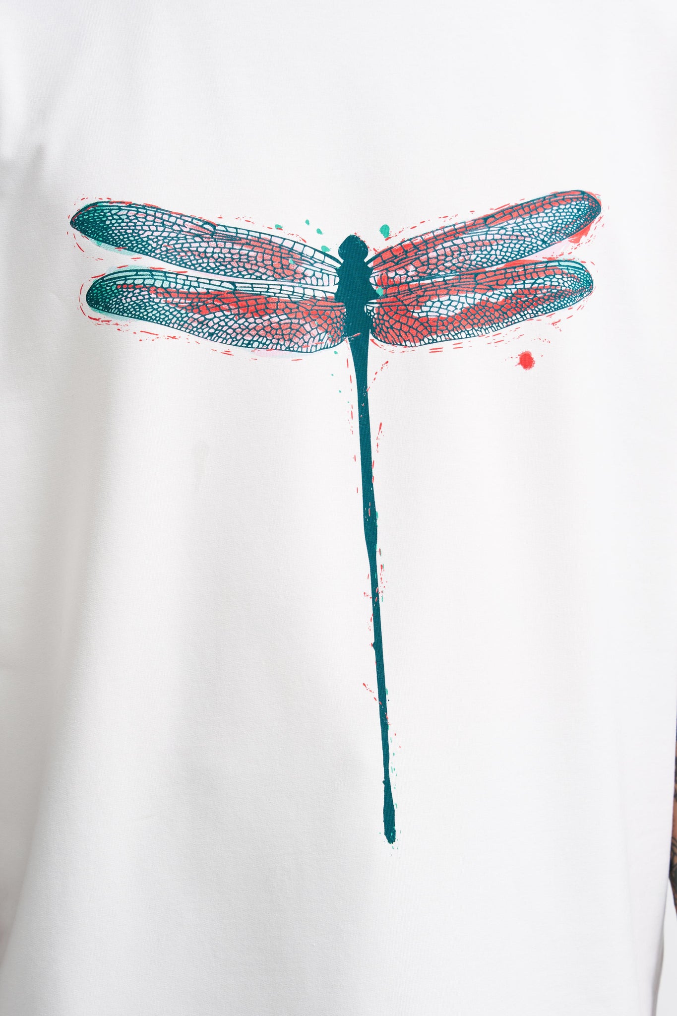 Men’s Premium Oversized Dragonfly Graphic Tee | BALENSED Logo Back | High-Quality Streetwear