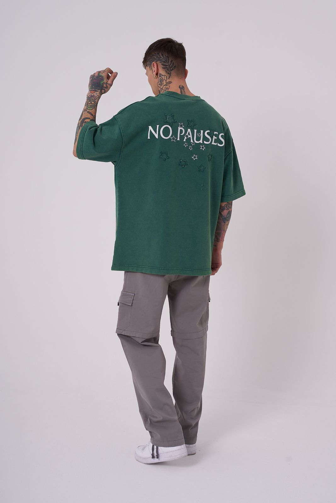 Motivational 'Target High, No Pauses' Graphic Tee | Machinist Apparel Streetwear