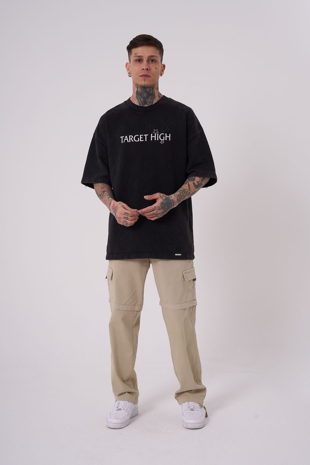 Motivational 'Target High, No Pauses' Graphic Tee | Machinist Apparel Streetwear