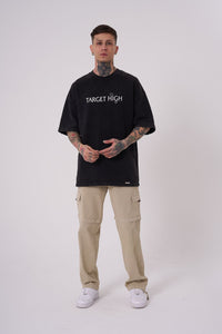 Motivational 'Target High, No Pauses' Graphic Tee | Machinist Apparel Streetwear