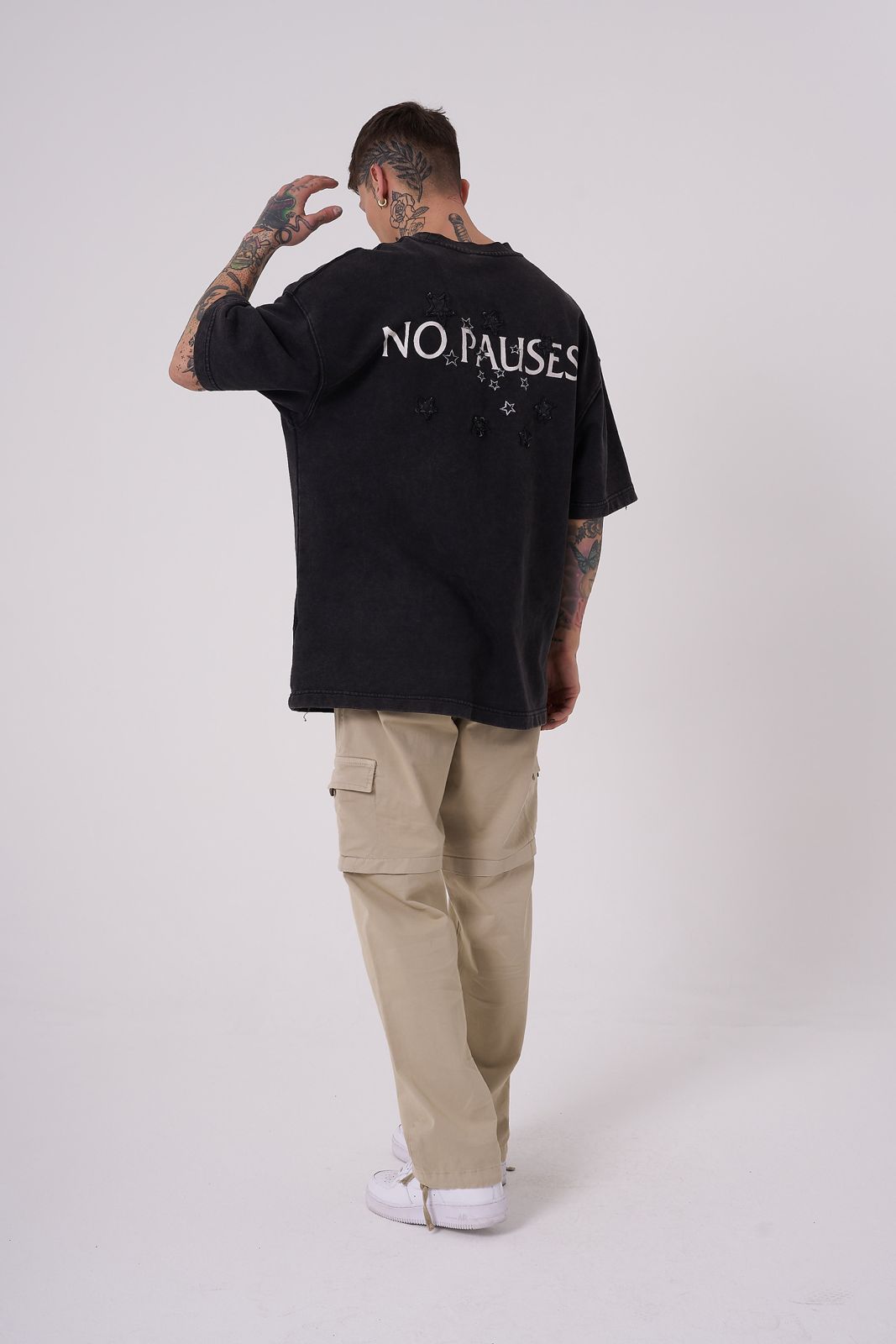 Motivational 'Target High, No Pauses' Graphic Tee | Machinist Apparel Streetwear