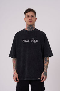 Motivational 'Target High, No Pauses' Graphic Tee | Machinist Apparel Streetwear